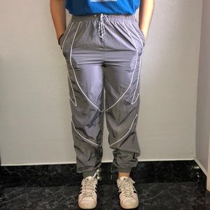 Unisex Forever 21 Track Pants Light Gray